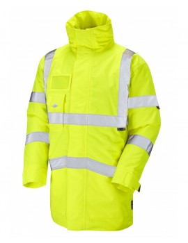 Leo Marwood ISO 20471 Class 3 Superior Anorak Yellow High Visibility